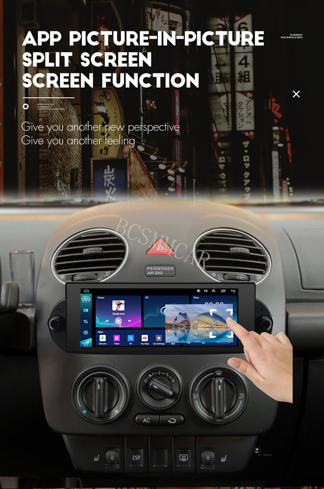 Fit for Volkswagen Beetle 2006-2010 6.8 in Android 13 Car Radio Player GPS Navi