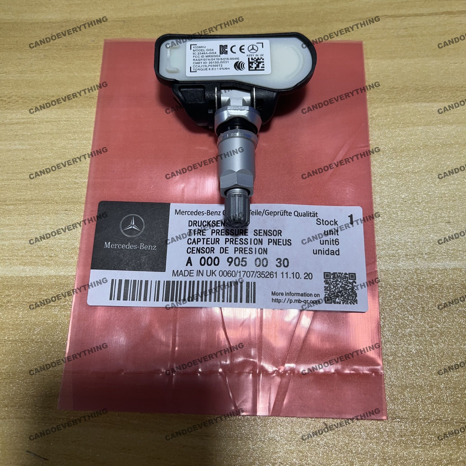 1PC A0009050030 OEM ORIGINAL MERCEDES TIRE PRESSURE MONITORING SENSORS TPMS