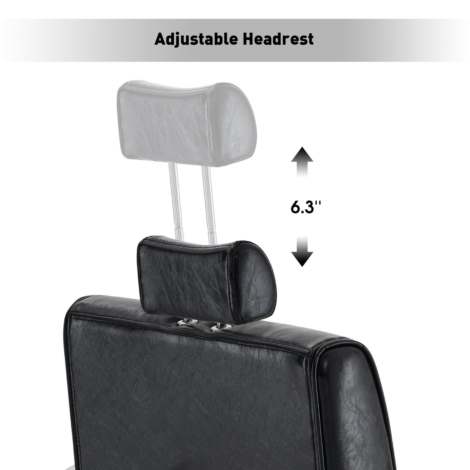 BarberPub Barber Chair for Barbershop,Reclining Salon Chair for Hair Stylist9180