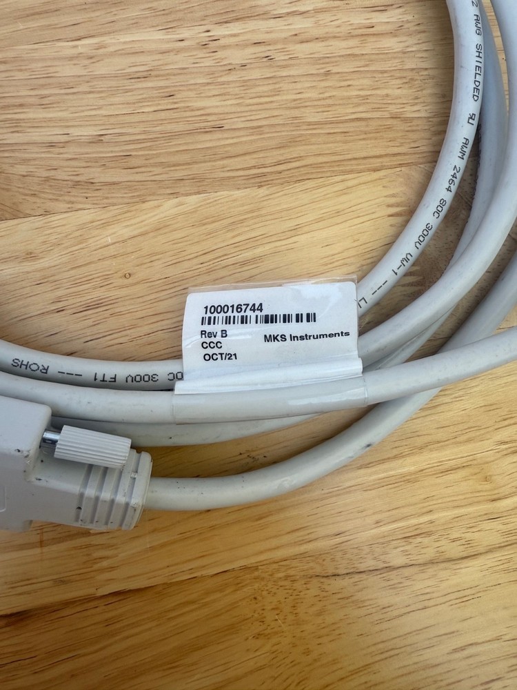 MKS GE50A007102RMV020 Mass Flow Controller 100 SCCM H2 + Cable