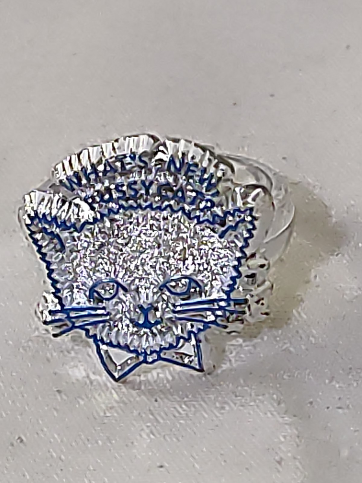 What’s New Pussycat? Plastic Childs Ring Cat Gumball Premium Prize Vending Toy