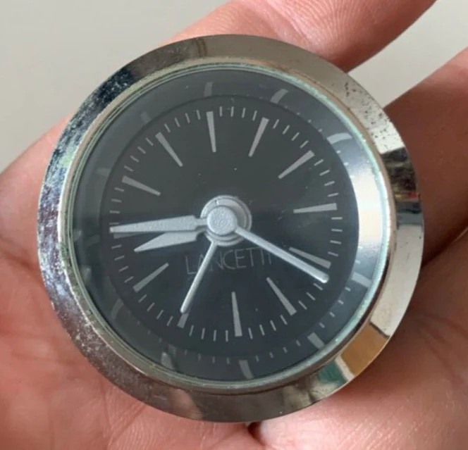 Lancets Pocket Watch With Leather Case Works
