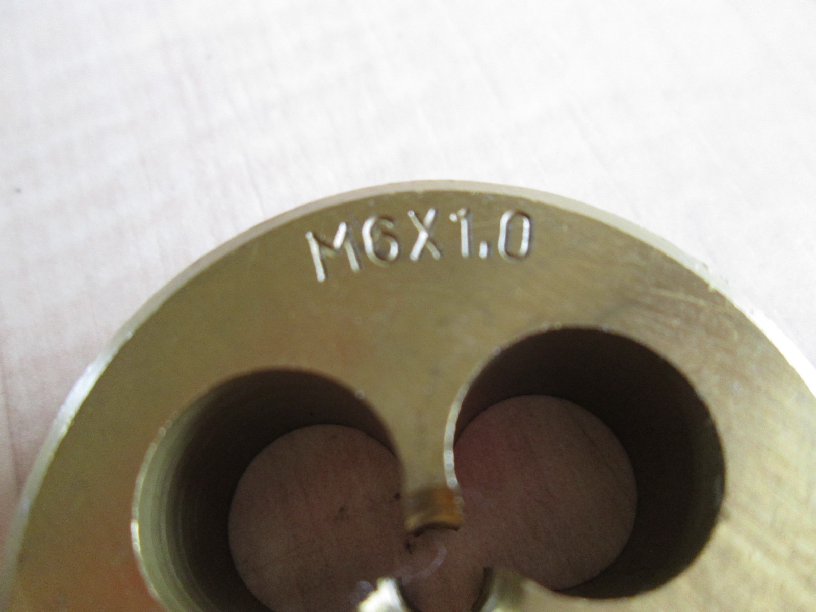 NEW M6 M6x1.0 Metric Die 1.5" Titanium Nitride Coated HSS Steel Slotted #T16BA