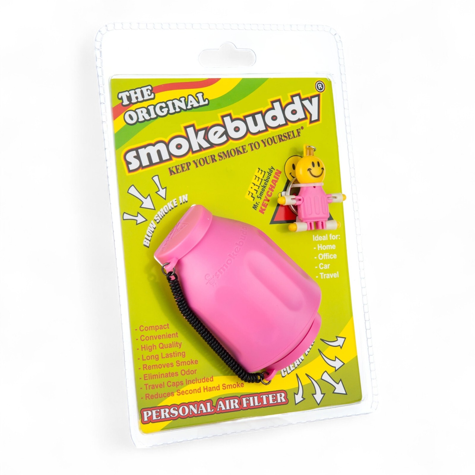 Smoke Buddy The Original PERSONAL AIR FILTER w/ FREE Keychain