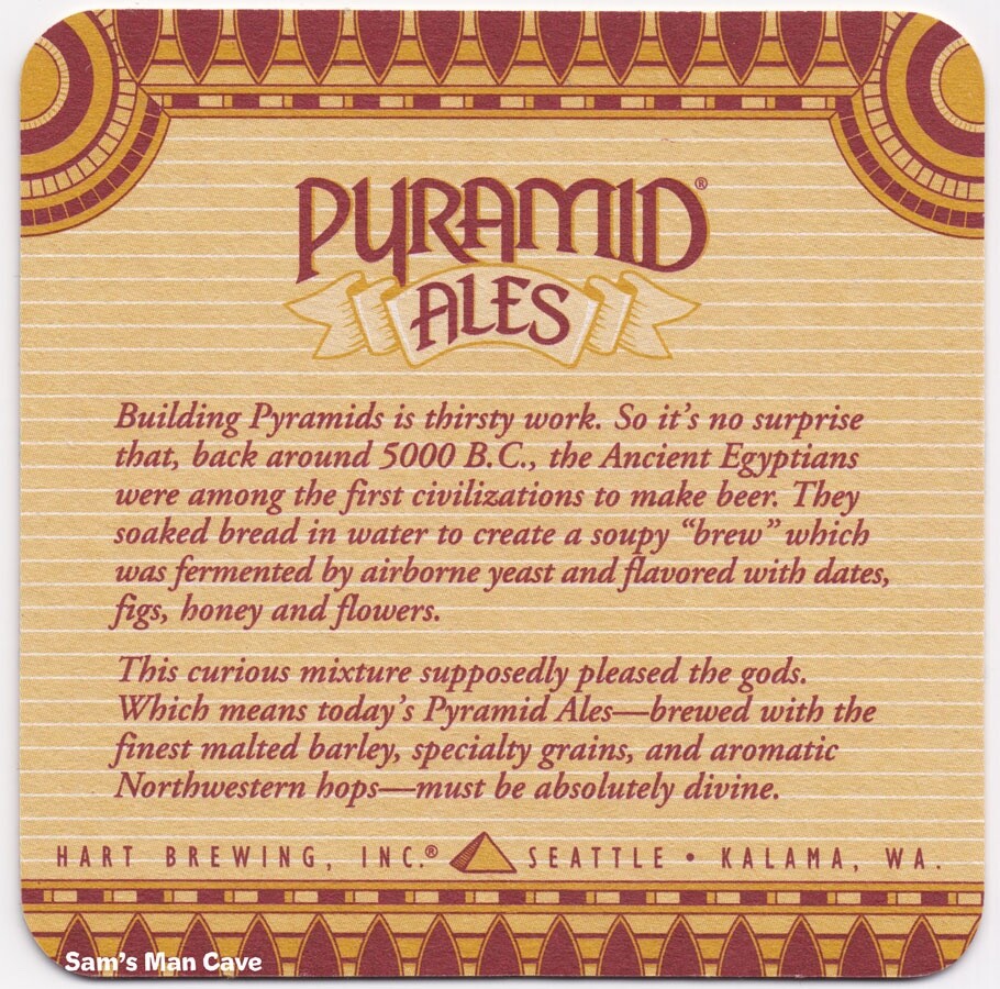 Pyramid Ales Beer Coaster
