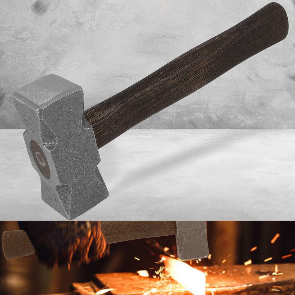 Square Forging Hammer Bladesmithing Tool for Farrier Blacksmith Bladesmith