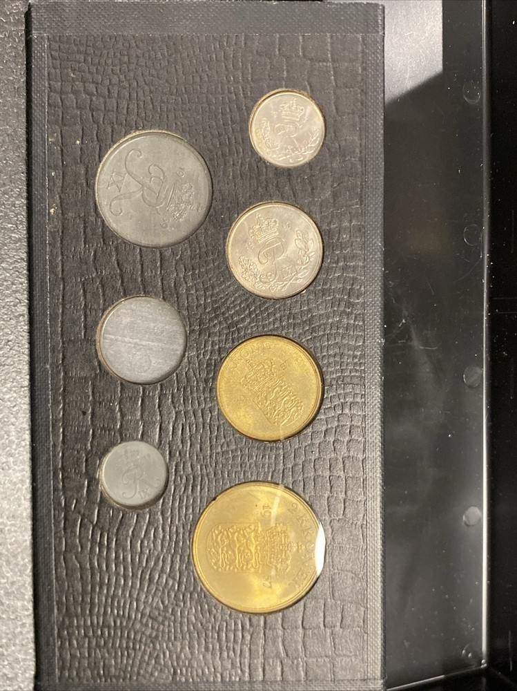 Denmark 1957/1959 7pc Mint Set