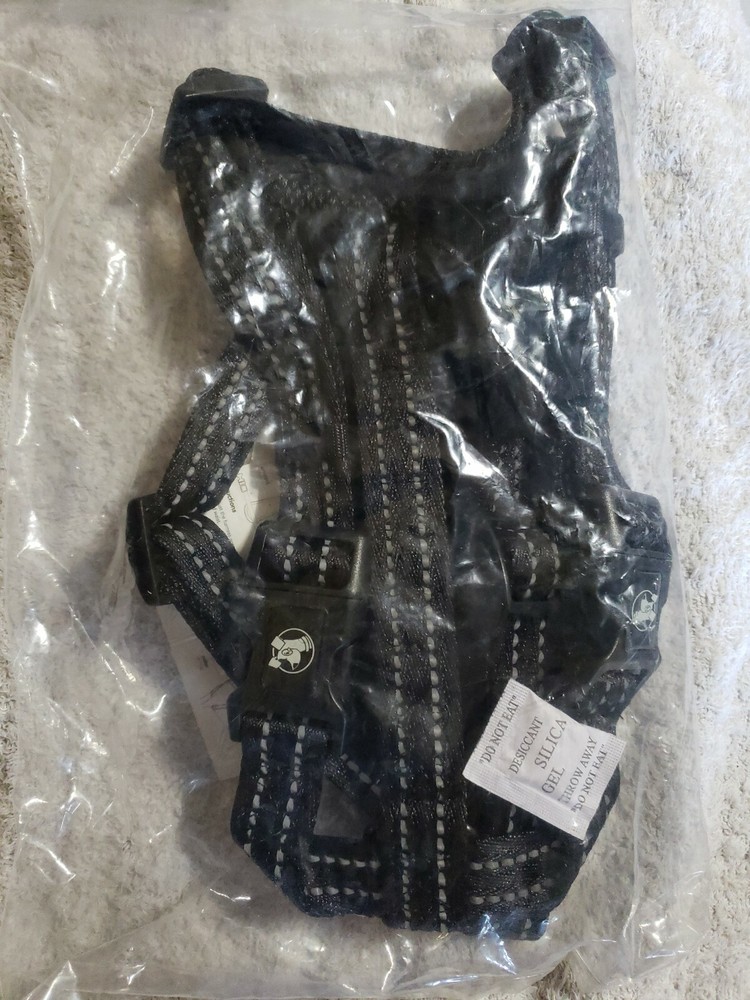 *** Alcott Adventure ADJUSTABLE REFLECTIVE Dog Harness Black Large MAKE OFFER