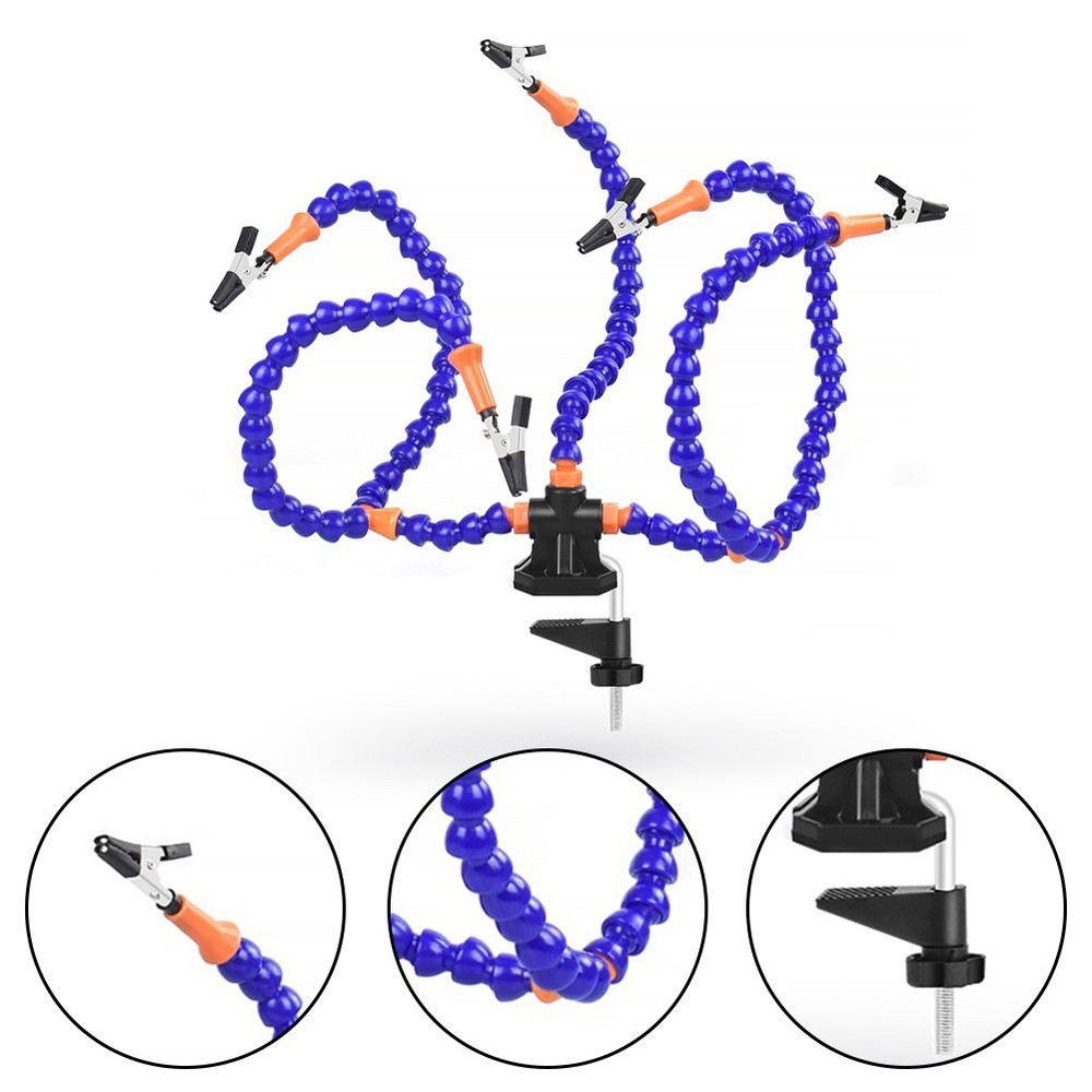 Adjustable Helping Hands with Enhanced Grip Suitable for Multiple Applications