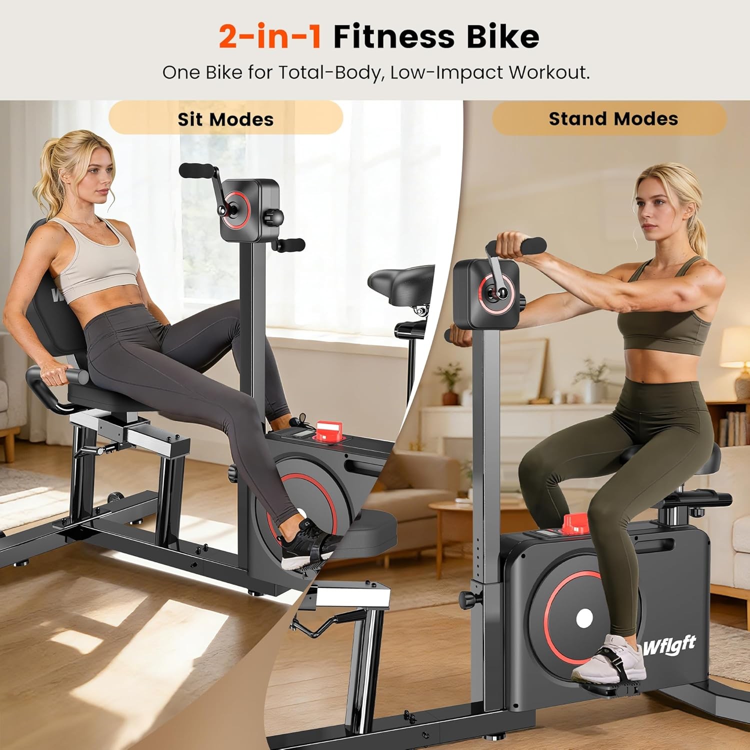 Recumbent Exercise Bike For Seniors Gym Stationary Bikes Workout Bike Indoor