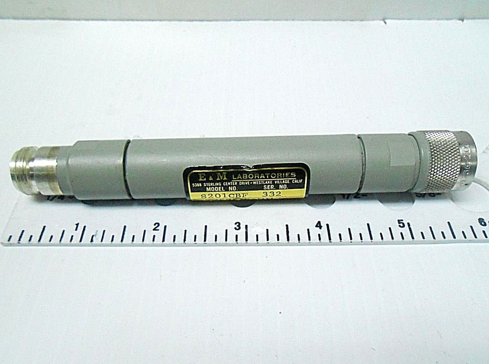 121017 E&M LABORATORIES HIGH PASS FILTER NEW OLD STOCK