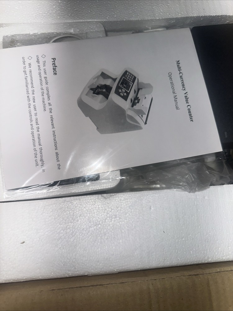 US Dollar Money Counter Machine Counterfeit Detection Receipt Printing Enabled