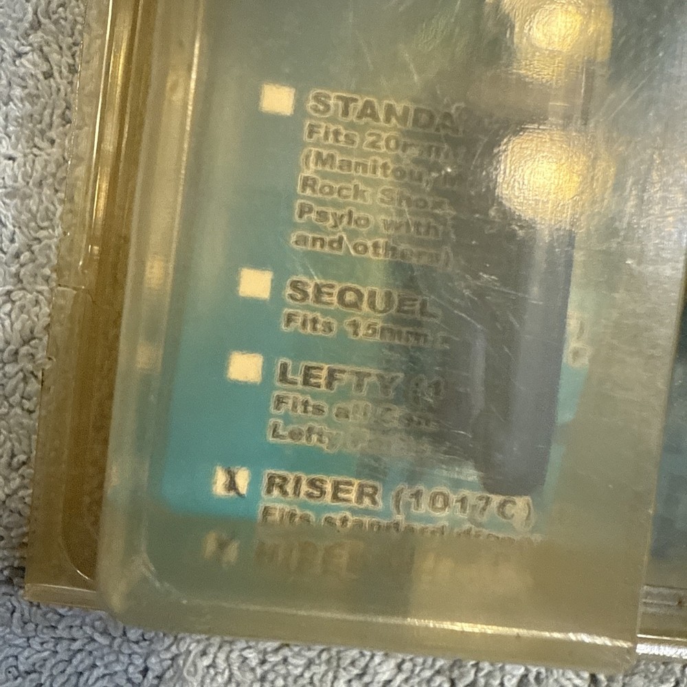 Hurricane Components Fork Up Riser Standard Adapter with QR #1017C [ssg]