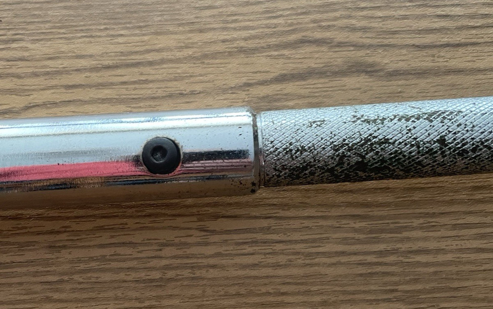 Vintage Chrome 5' Threaded Barbell 1" w/Collars Make OFFER