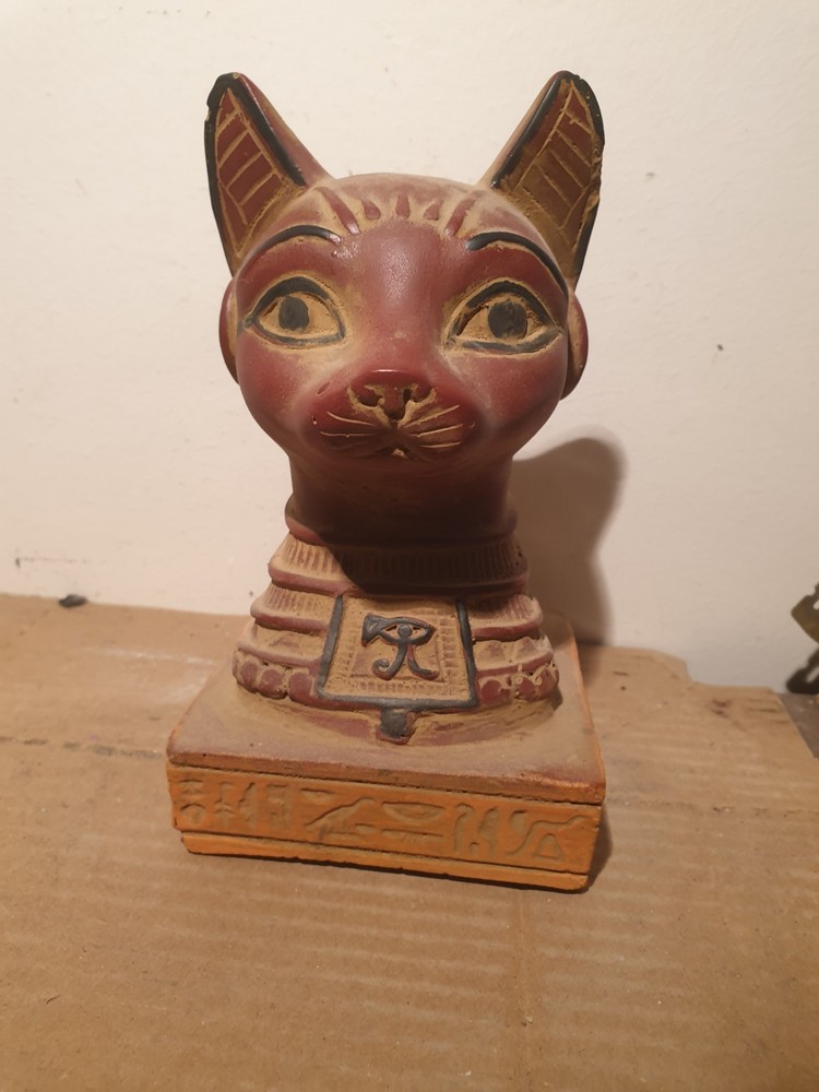 EXTREMELY ACTIVE Haunted Ancient Stone Cat Statue Paranormal Miracles & Protecti