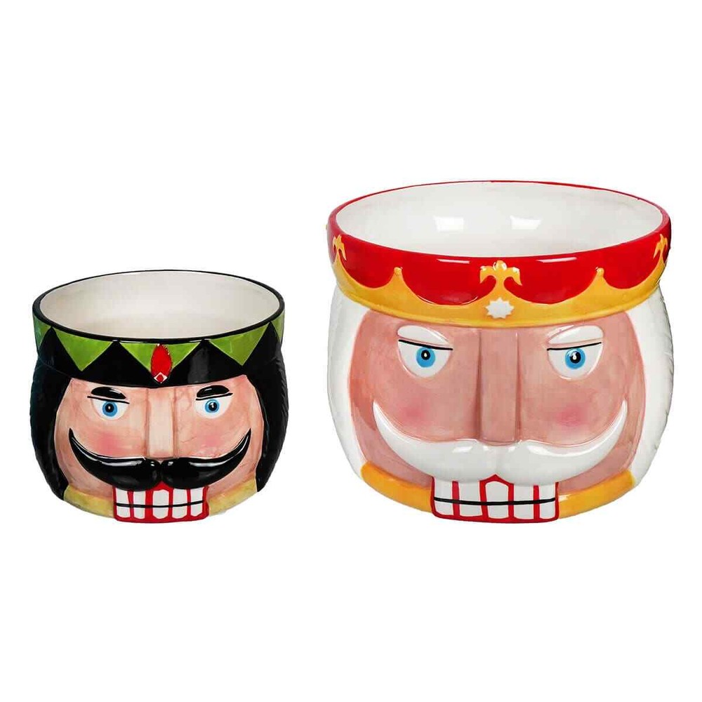 Nutcracker Snack Bowls Set/2