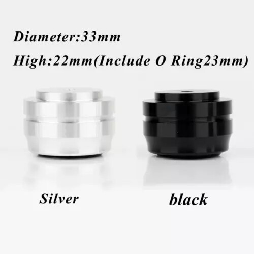 4*Aluminum alloy HiFi Audio Speaker Isolation Feet AMP Turntable Base Pad Silver