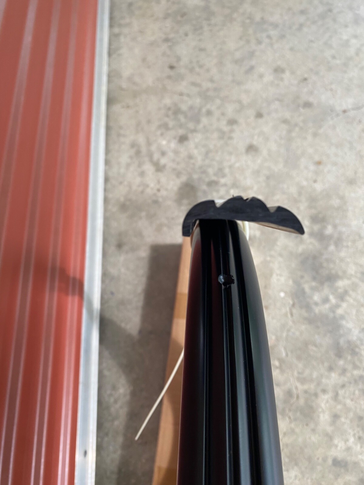 TACO Rigid Vinyl Flex-Core Rub Rail 1.58" x .635" - Black 20'