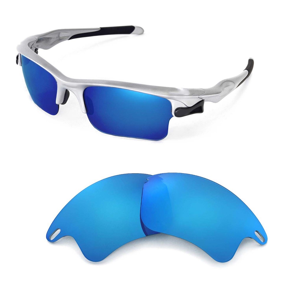 Walleva Replacement Lenses for Oakley Fast Jacket XL Sunglasses-Multiple Options