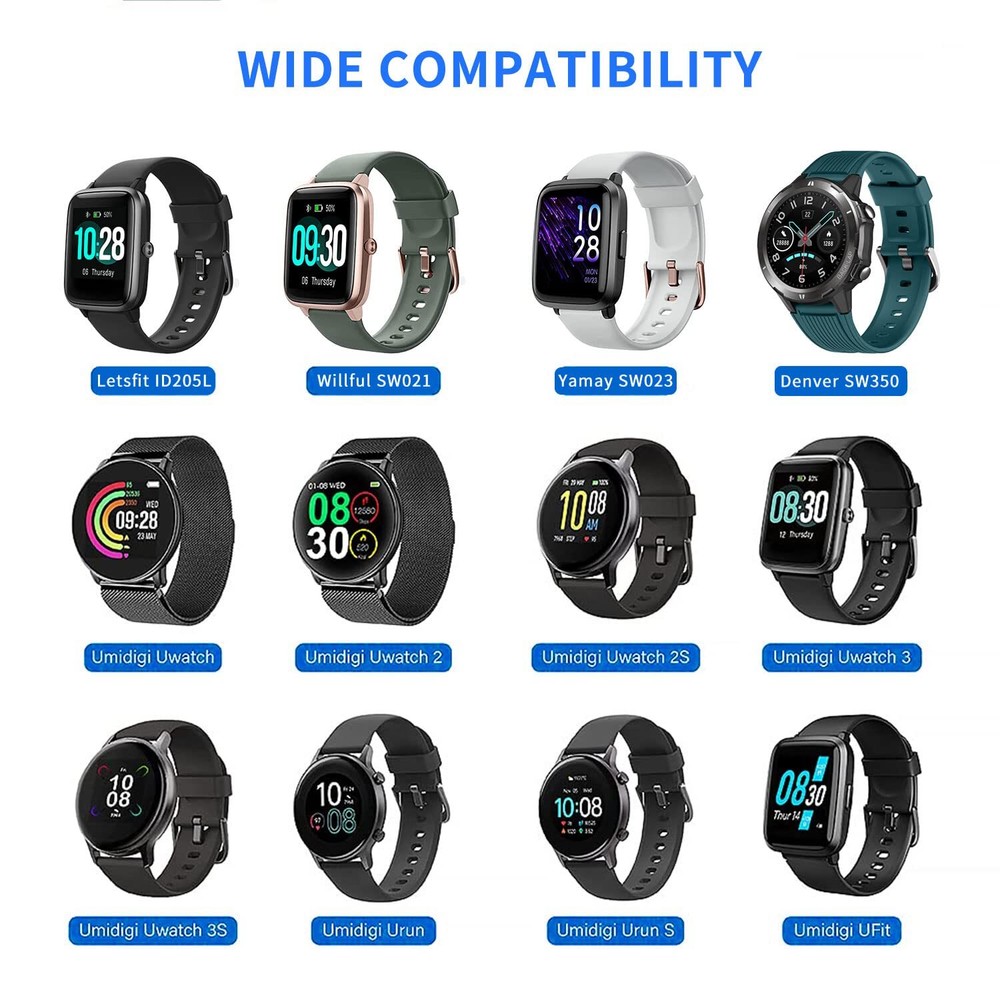 2Pcs 2-Pin USB Data Charging Cable Magnetic Fast Charger For Smart Watch 2.84mm