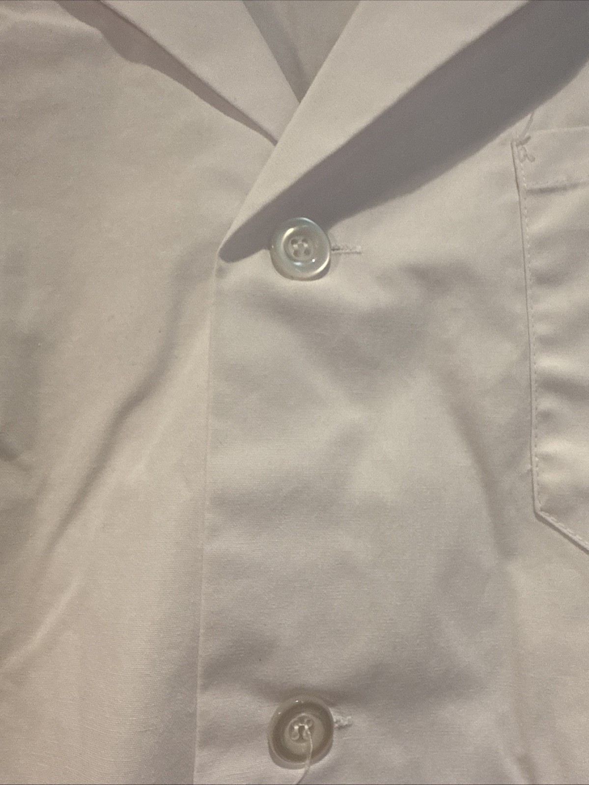 Natural Uniforms Unisex Lab Coat Medium New WO Tags White Dr Nurse Dentist