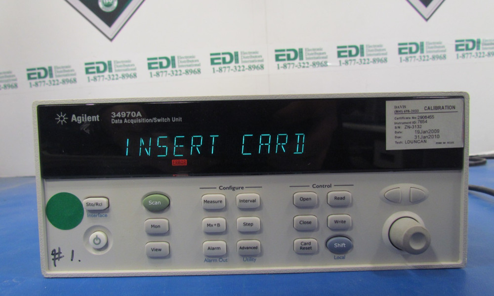 Agilent 34970A Data Acquisition Switch Unit - No Modules