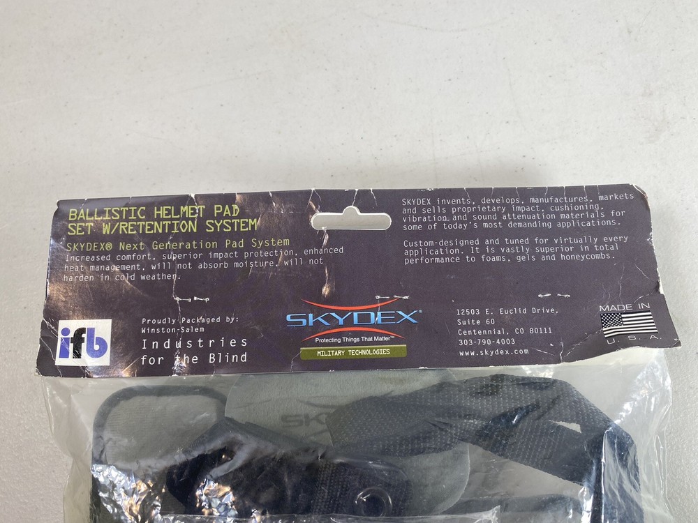 Ballistic Helmet Upgrade System Pad Set NEW 51B19