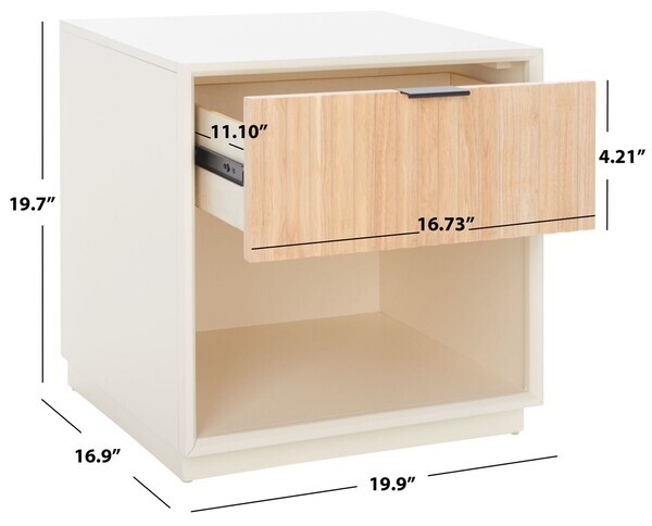 Safavieh GRAYDEN I 1 DRAWER NIGHTSTAND, Reduced Price 2172750810 NST9203A