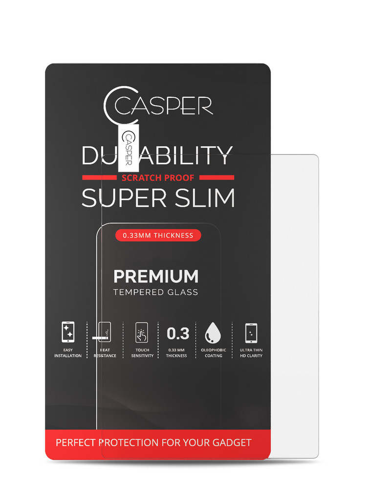 Casper Tempered Glass Compatible For Microsoft Surface Go (Retail Pack) (Clear)