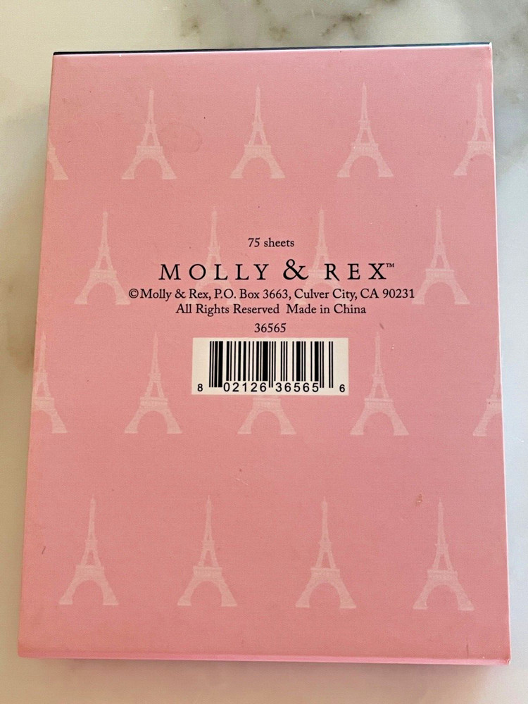 Molly & Rex Mini Pink Notepad Chihuahua Dog