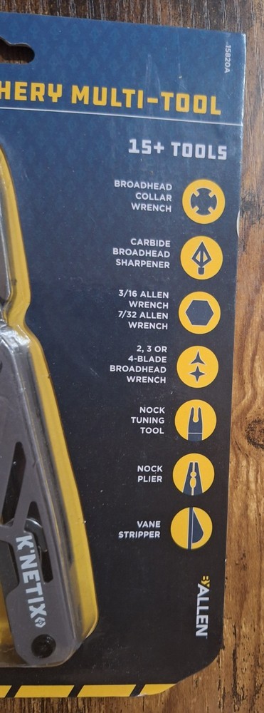 New K'netix Allen Multex Archery Multi-Tool w/ 15+ Tools Knetix