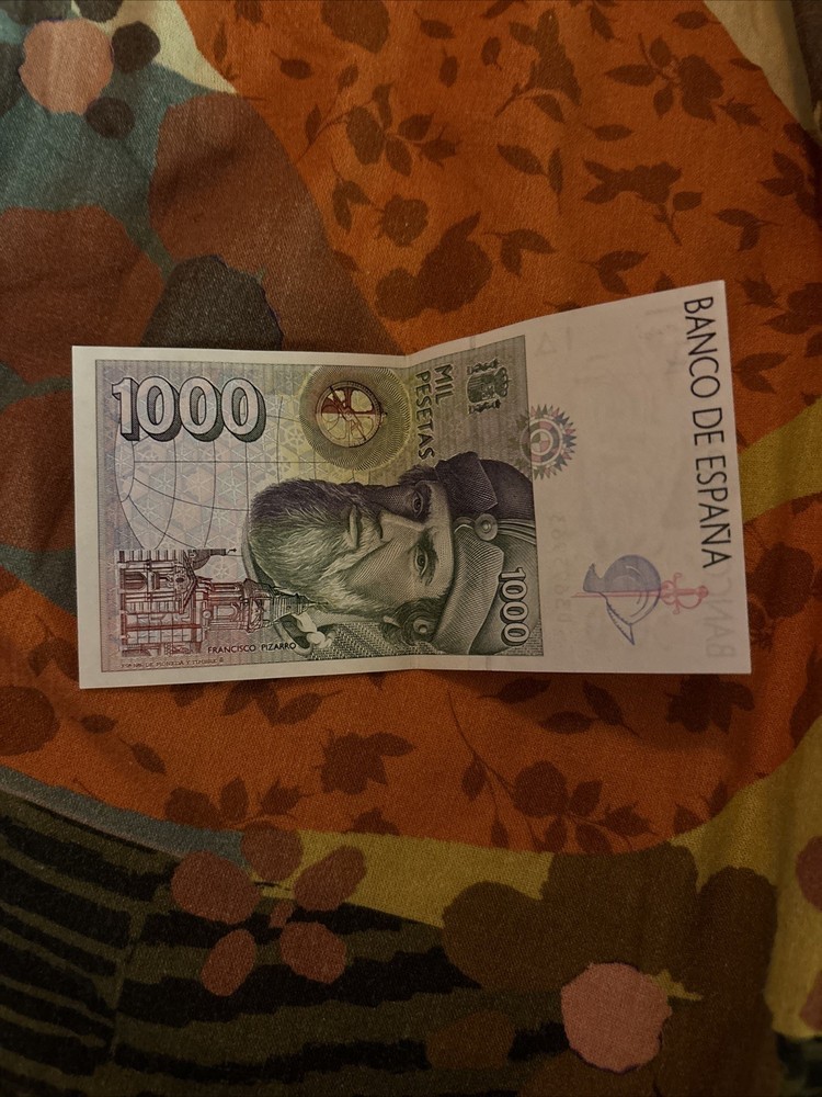 Spain 1000 Pesetas, VG condition