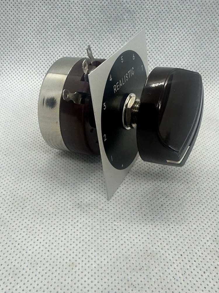 Vintage Realistic 8 Ohm Selector Control Knob NEW!