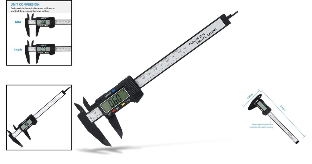 Versatile Digital Caliper 0-6 Inches - Accurate Measuring with Multiple Modes