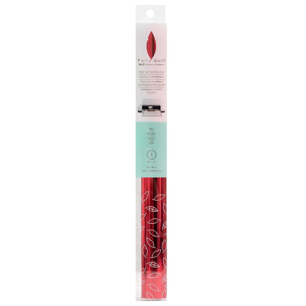 We R Foil Quill Foil Roll 12"X96"-Red