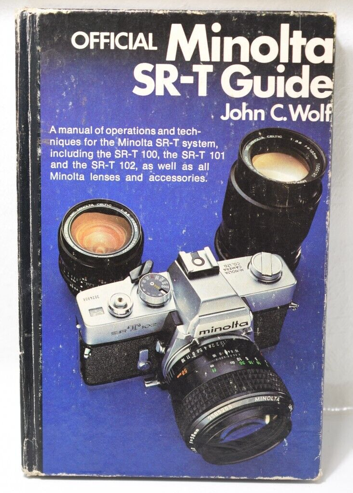 Official Minolta SR-T Guide hardcopy