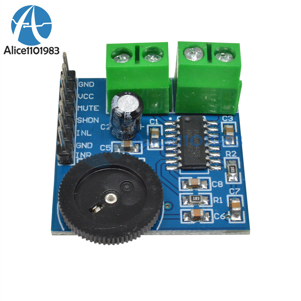 Mini PAM8403 two-channel Double Track Power Amplifier Module Volume Adjustment