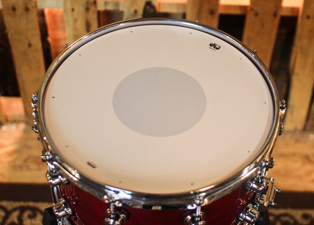 DW Performance Cherry Stain Lacquer Snare Drum - 8x14