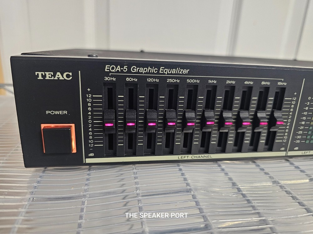 Teac EQA-5 Stereo Graphic Equalizer - CLEANED/TESTED/WORKS GREAT!