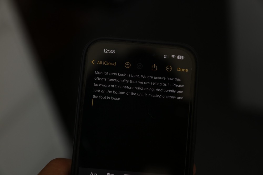 Tektronix 2754P Spectrum Analyzer As Is