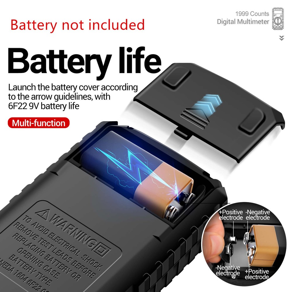 Digital Multimeter Tester for Voltage Current Resistance Diode and Wave Output