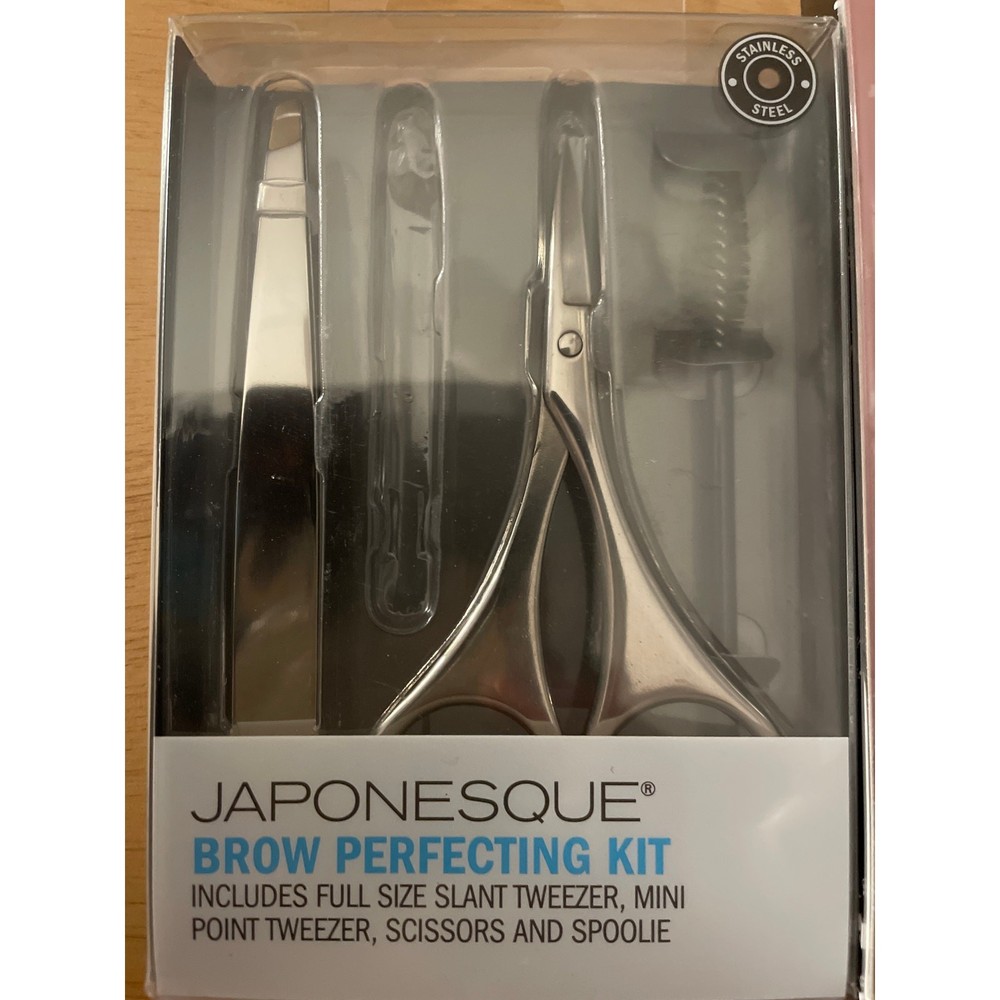 New Bundle 2 Japonesque Brow Perfecting Kit & Dermaplaner & Cooling Eye Roller