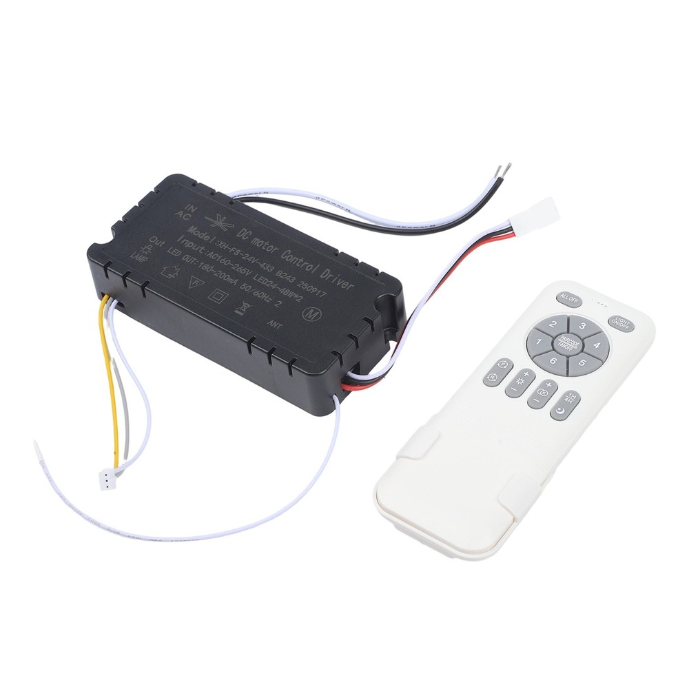 Bedroom Fan Light Conversion Kit with Remote Control No Dimming Receiver