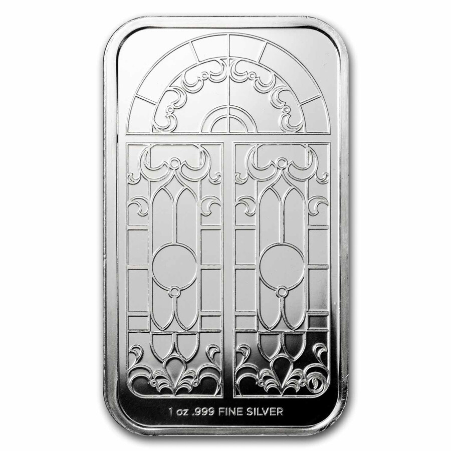 1 oz Silver Bar - Ten Commandments