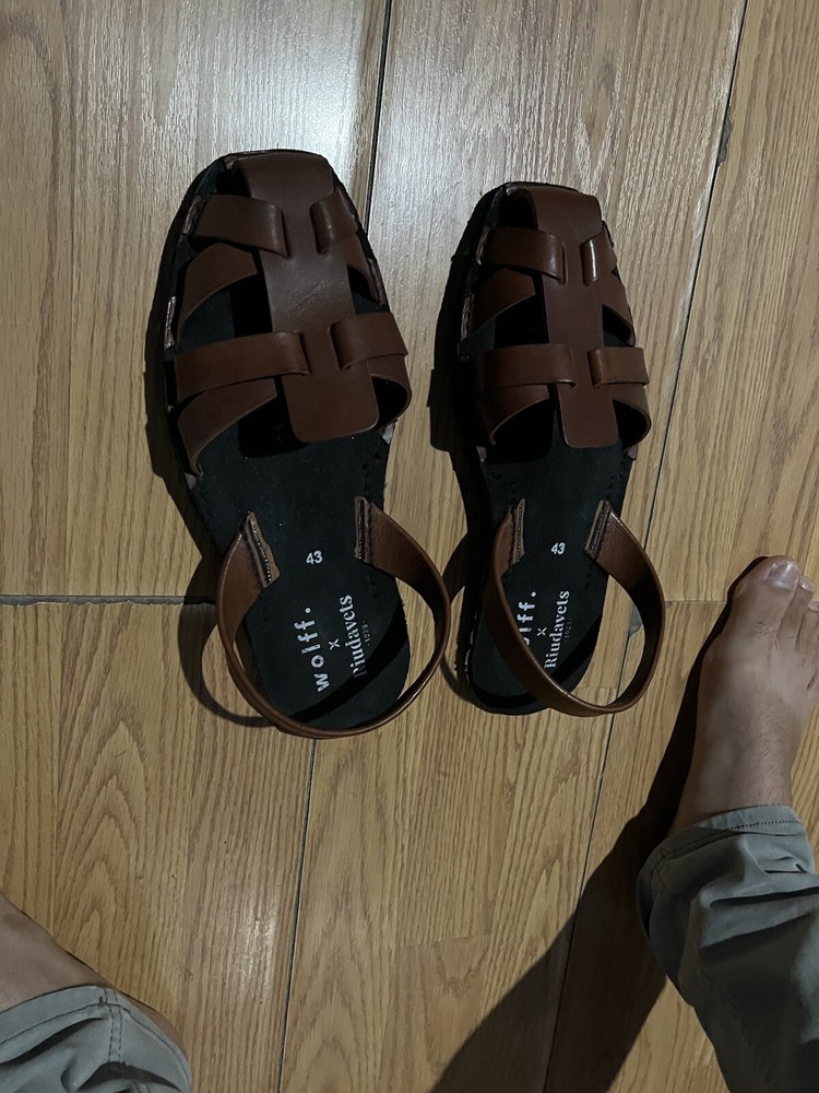Wolff Men Sandals 10 43 Brown