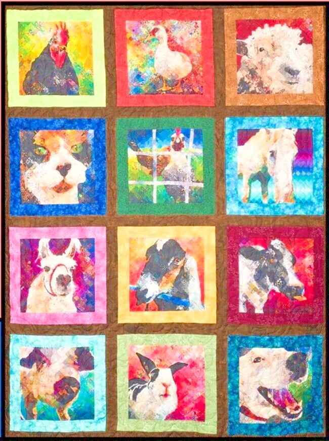 Facetime Quilt Pattern-Using a Panel
