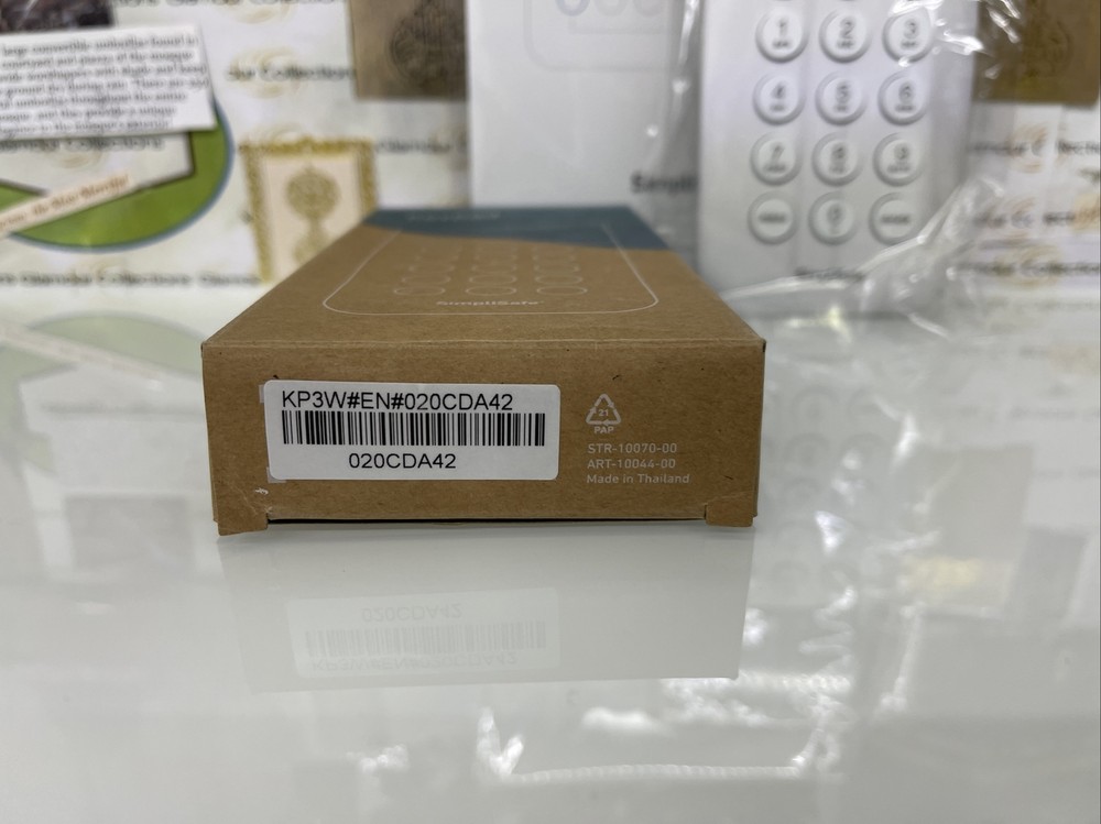 SimpliSafe Keypad KP3W Wireless Keypad White (C2)