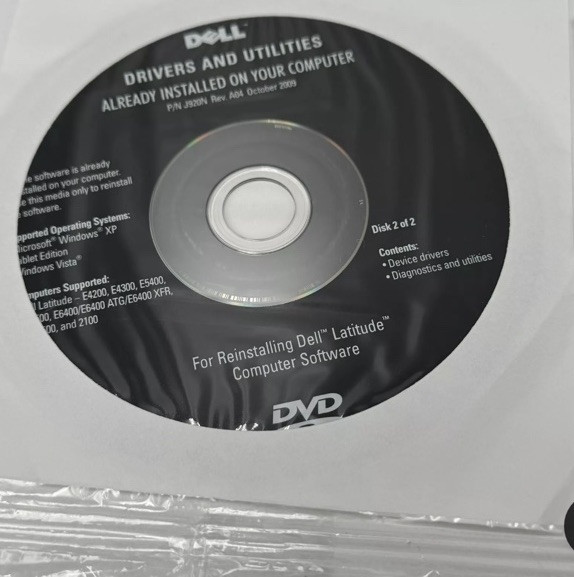 Dell Drivers and Utilities Reinstalling Computer Software 2009 Serial Numbers