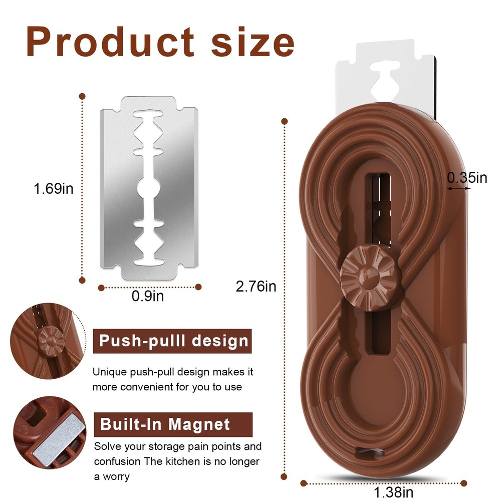 Bread Lame Dough Scoring Knife, Bread Scoring Tool,Upgraded Retractable & Mag...