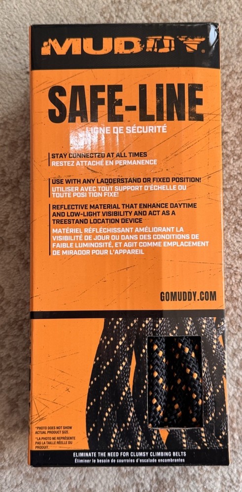 MUDDY SAFE LINE MUD-MSA500 REFLECTIVE MATERIAL NEW IN SEALED BOX